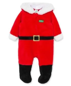 Christmas Footie | Santa Minky Footie | Little Me