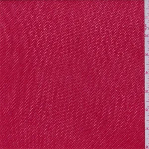 1 1/8 YD PC-Bright Red Rayon Sweater Knit Fabric