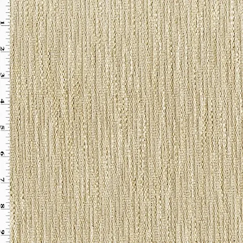 1 YD PC--Taupe/Beige Textured Slub Dobby Home Decor Fabric.