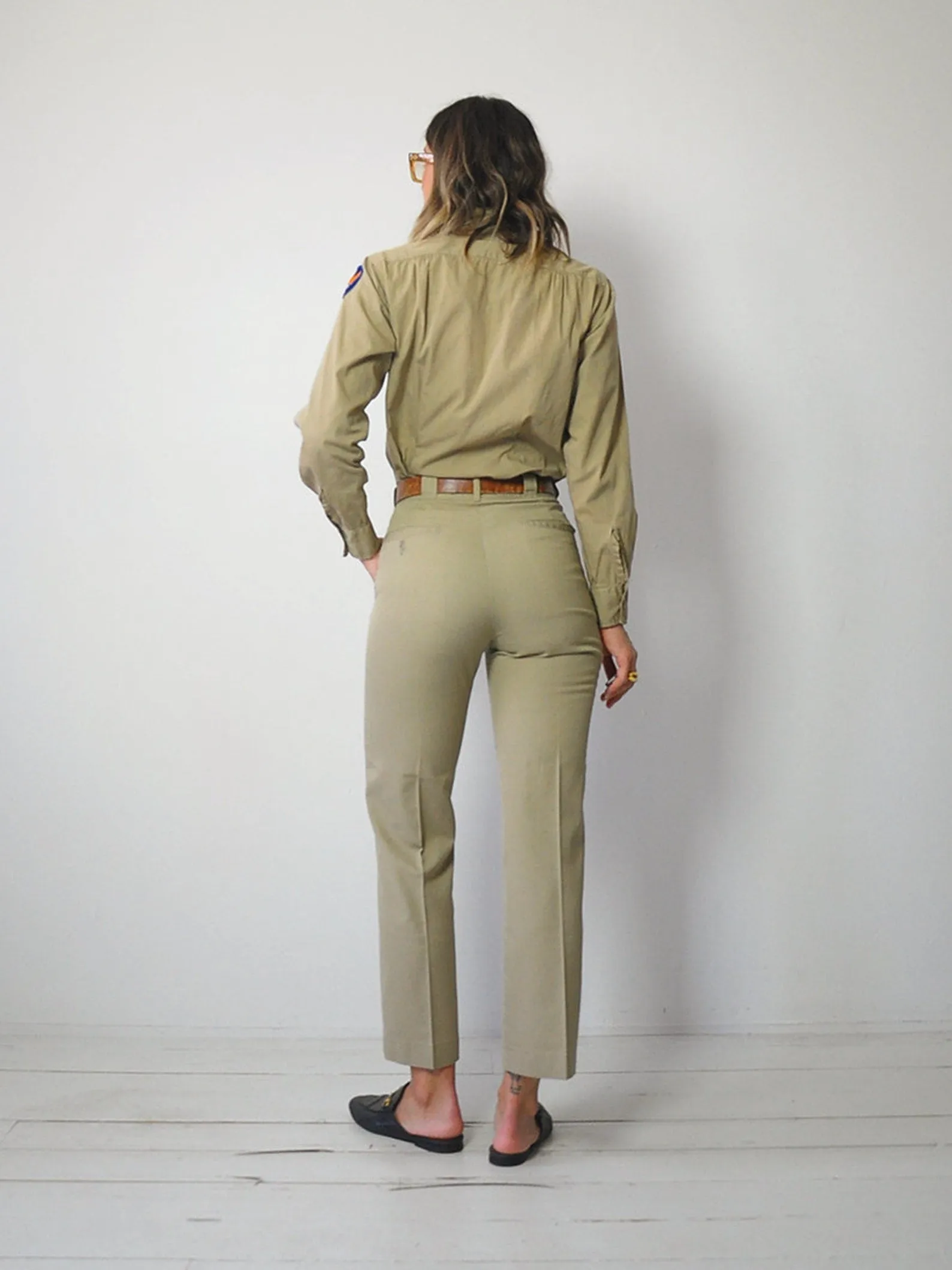 1960's Oshkosh Khaki Trousers 27x28.5