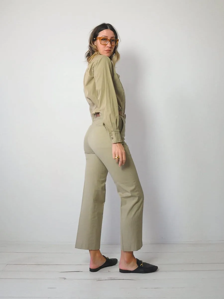 1960's Oshkosh Khaki Trousers 27x28.5