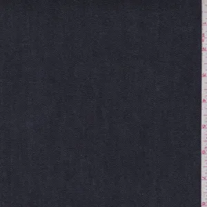 2 1/2 YD PC-Navy Denim/Velveteen Home Decorating Fabric