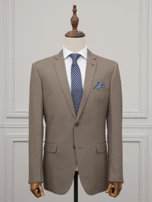 2 PIECE SUIT LIGHT BROWN