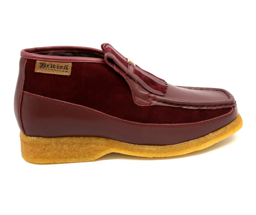 Apollo Leather & Suede - Handmade British Shoe with Crepe Sole