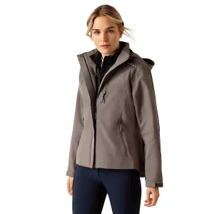 Ariat Womens H2O Coastal Jacket in Plum Grey - Weather-Resistant and Fashionable