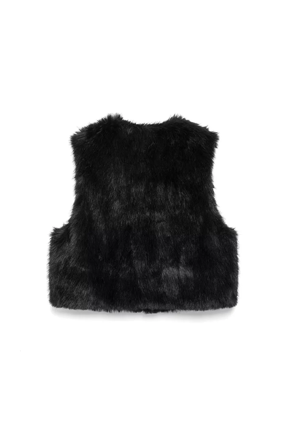 'Avery' Faux Fur Short Crop Top