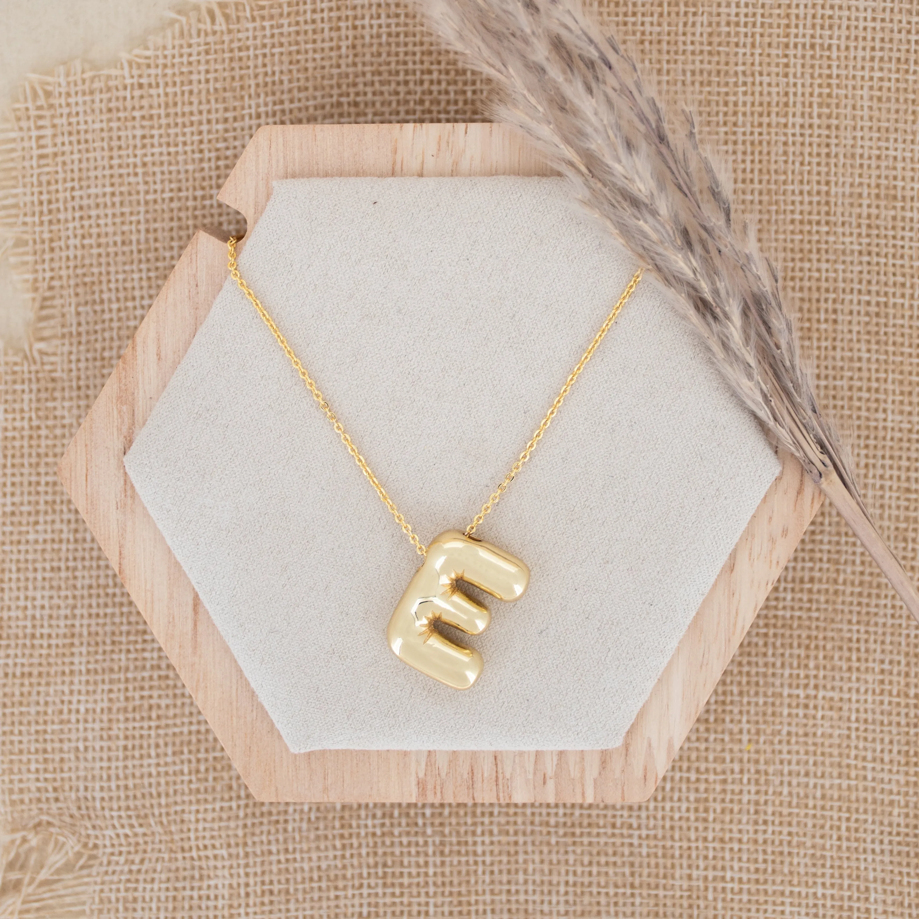 Balloon Initial Necklace