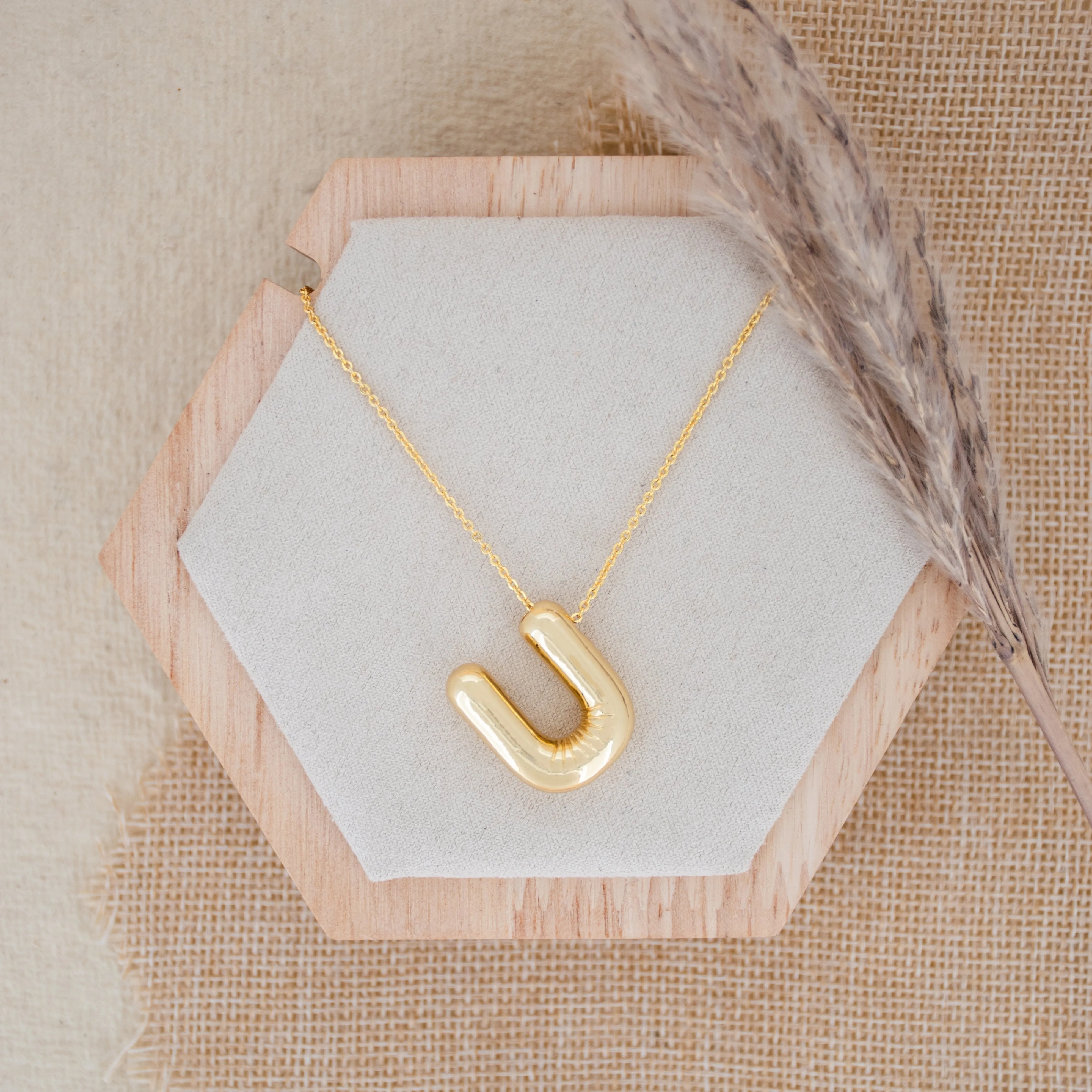 Balloon Initial Necklace