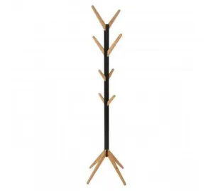 Bamboo Coat Stand - Black