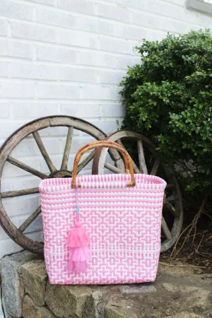 Bamboo Preppy Tile Rose Citron Tote