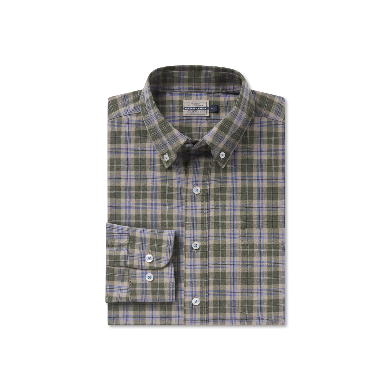 Bandera Washed Plaid Dress Shirt