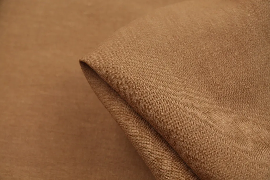 Bedford Toffee Washed Linen