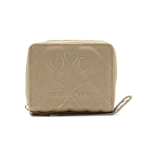 Beige Casual Wallet W00W00024