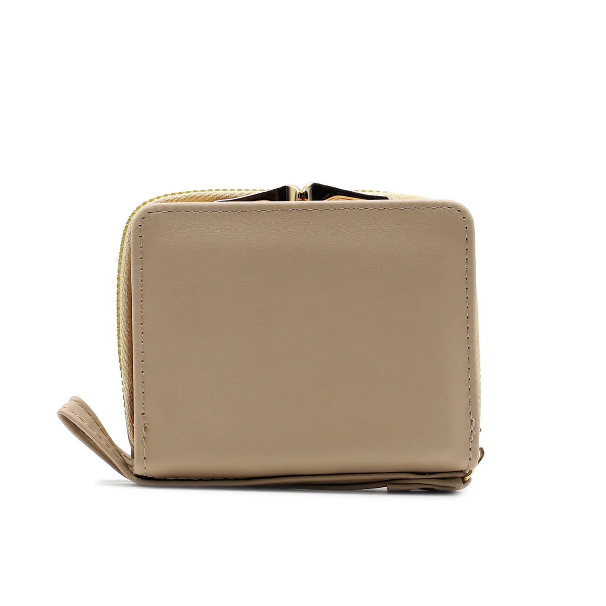 Beige Casual Wallet W00W00024