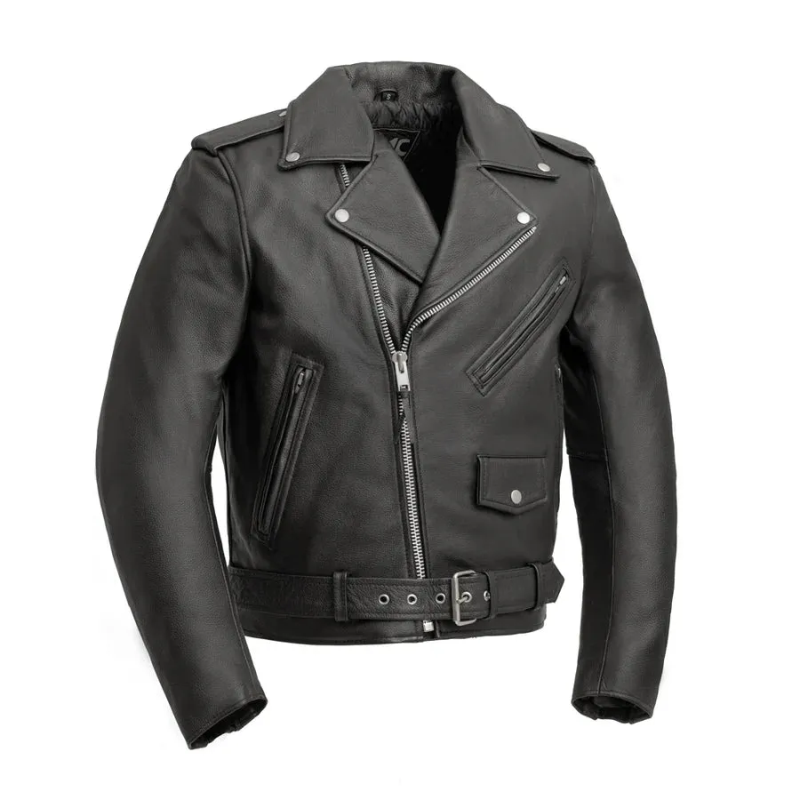 Black Leather "Superstar" Jacket