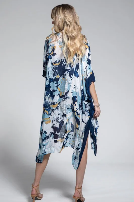 Blue Jean Baby Floral Kimono by Urbanista