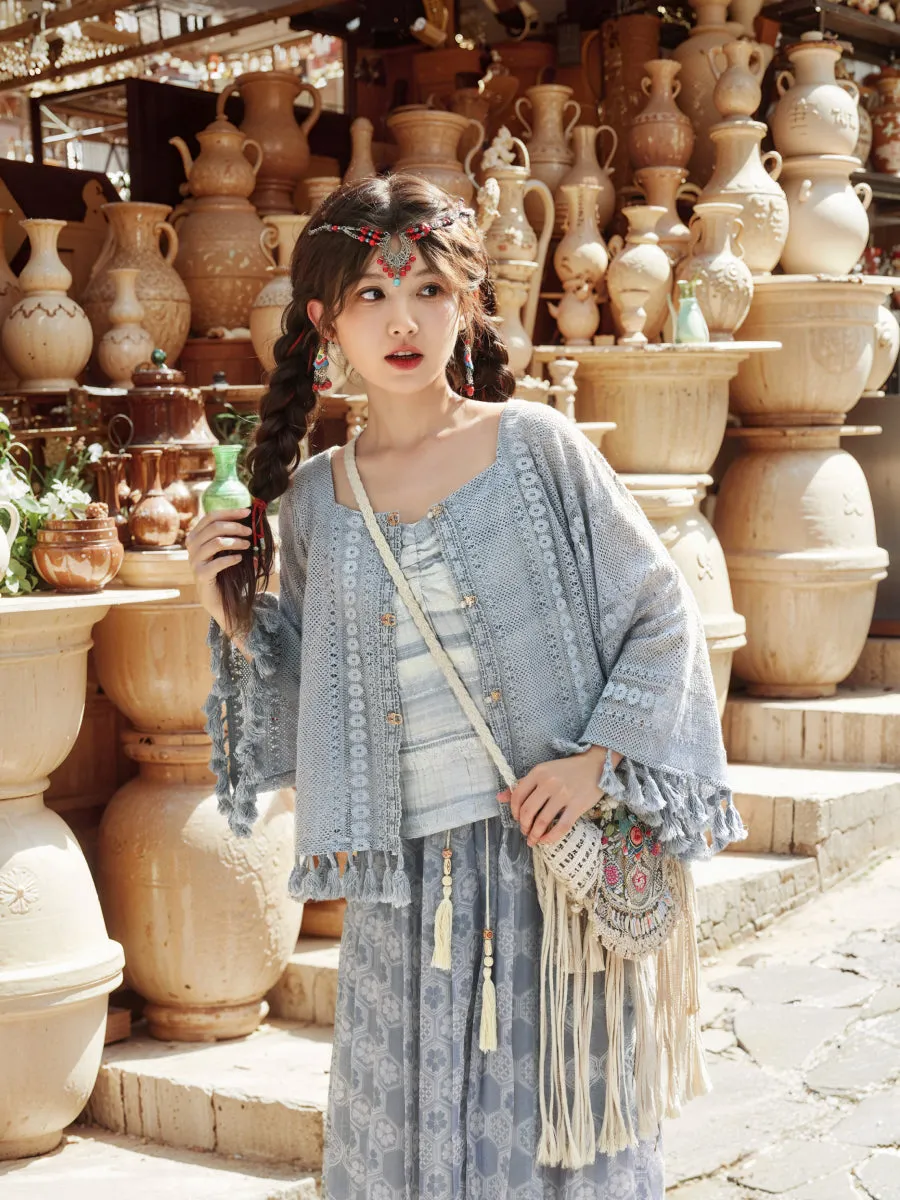 Bohemian Fringe Hollow Coat