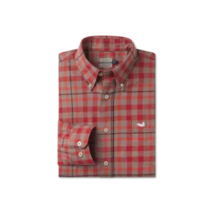 Boundary Washed Plaid Dress Shirt