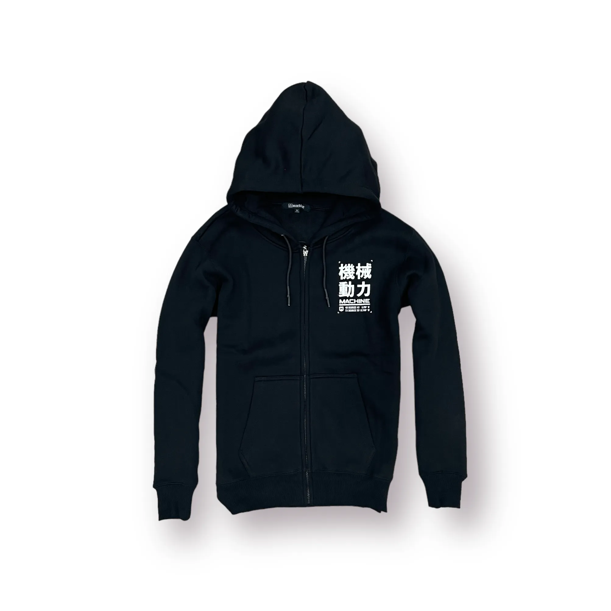 Brooklyn Full Zip Hoodies - 83rd Street - Black