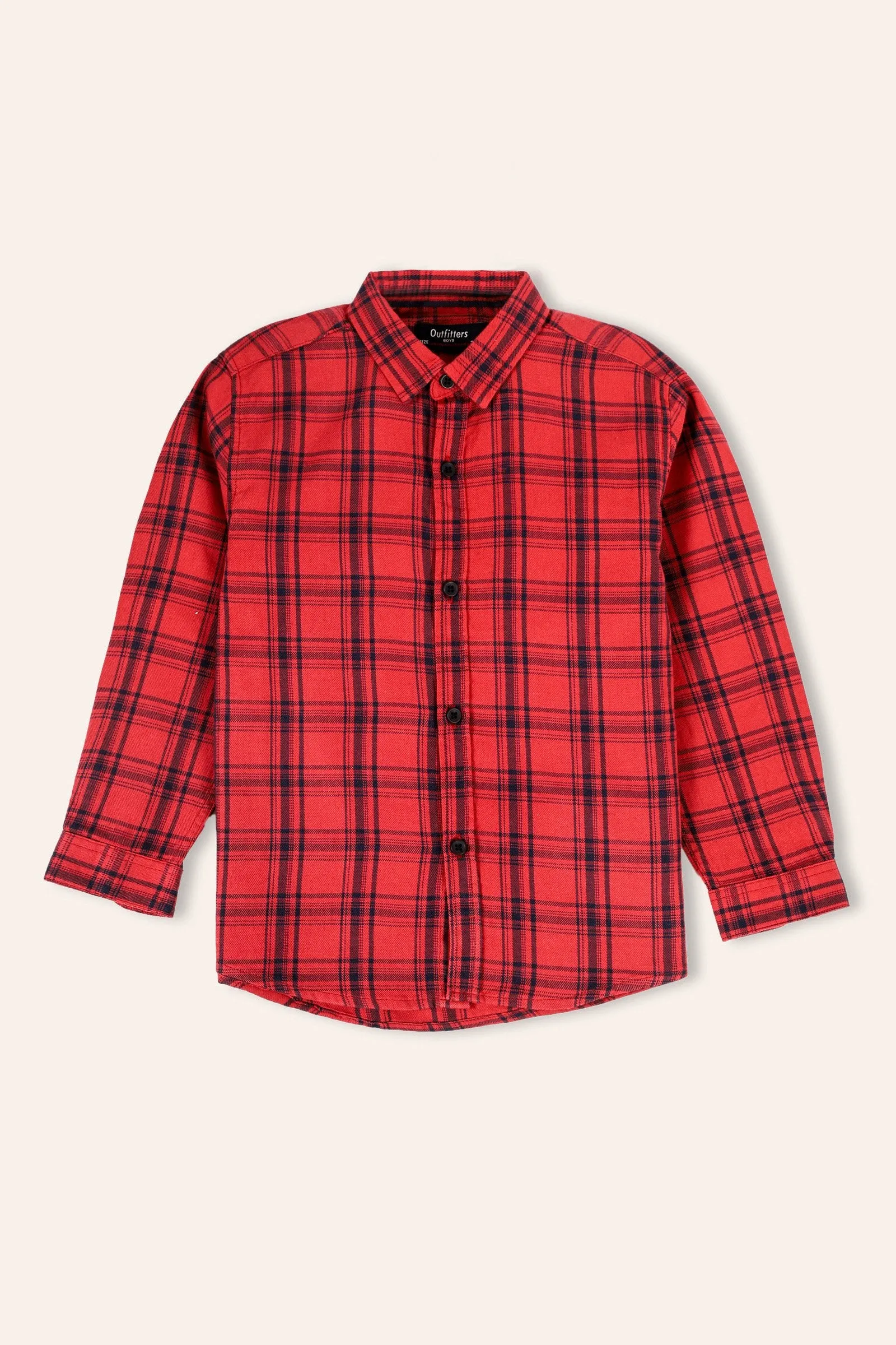 Buttoned Down Check Print Shirt