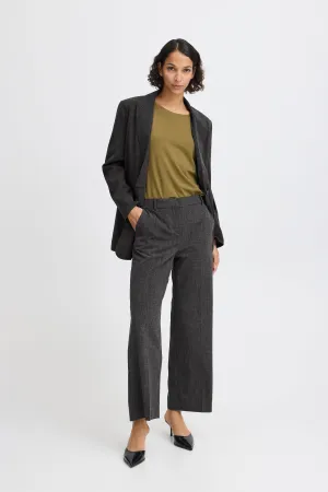 B.Young Danta Wide Leg Cropped Trousers