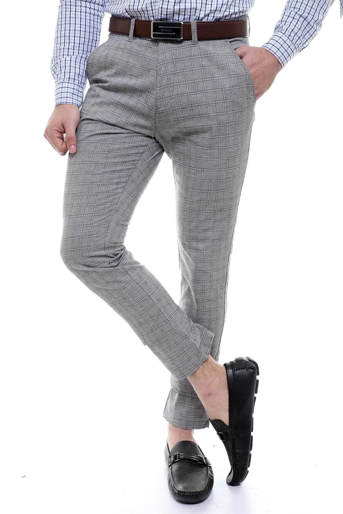 C PANT CROSS POCKET BLACK GREY