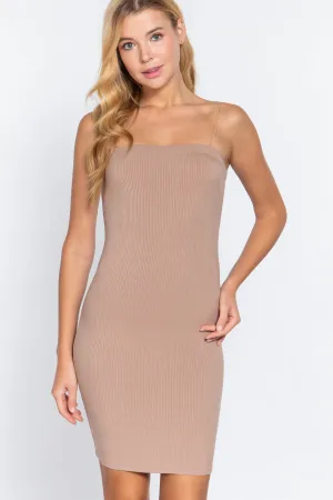 Cami Heavy Rib Mini Dress