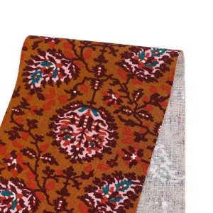 Carpet Floral Rayon - Ochre