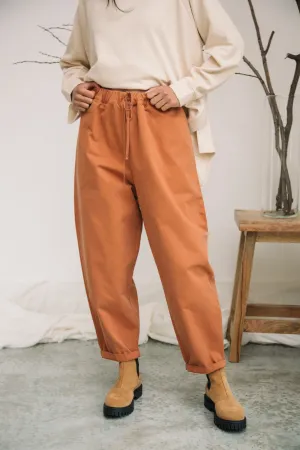 Cedar Organic Cotton Twill Trouser in Tortoiseshell