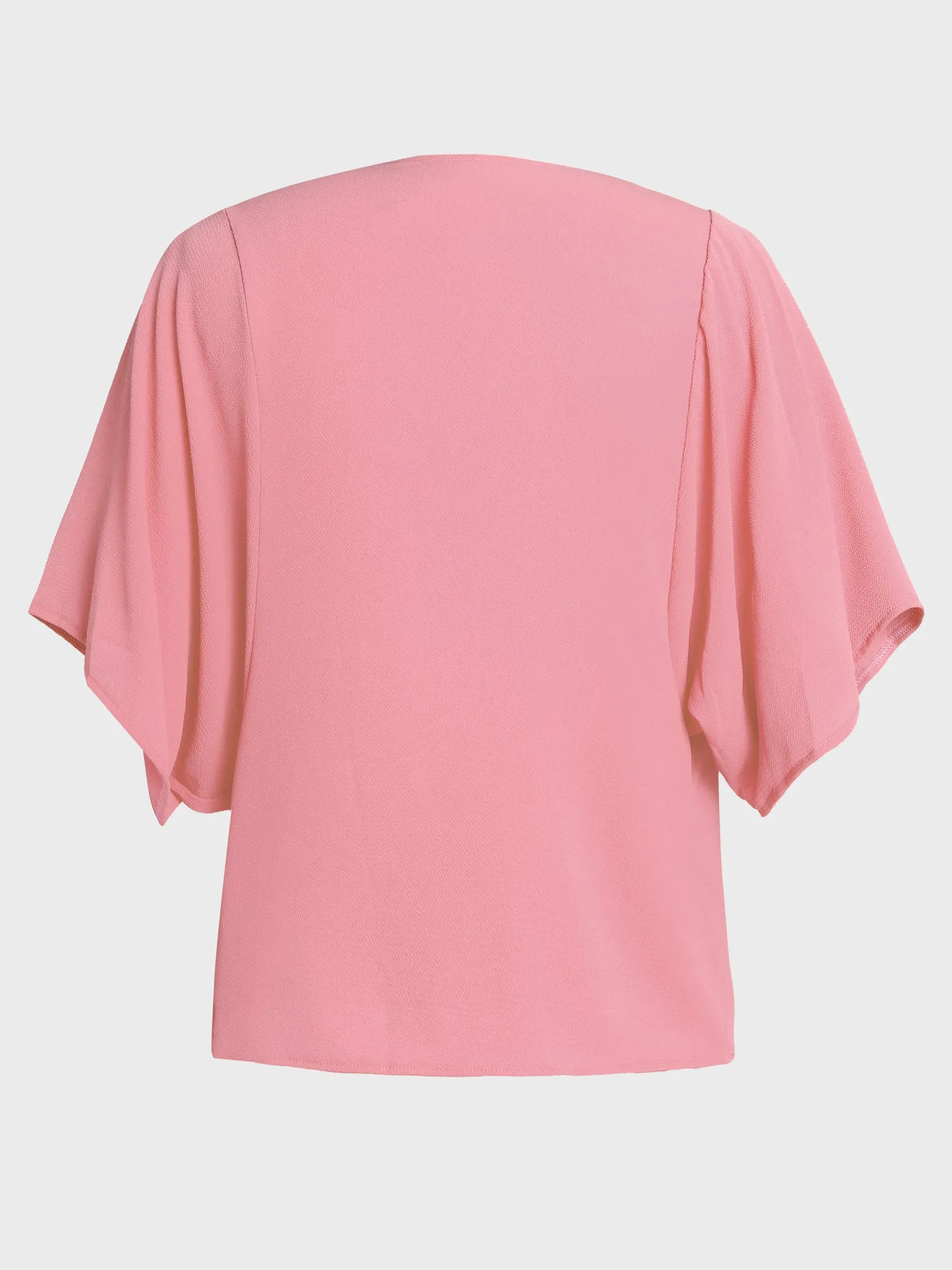 Chic V Neck Chiffon Casual Top