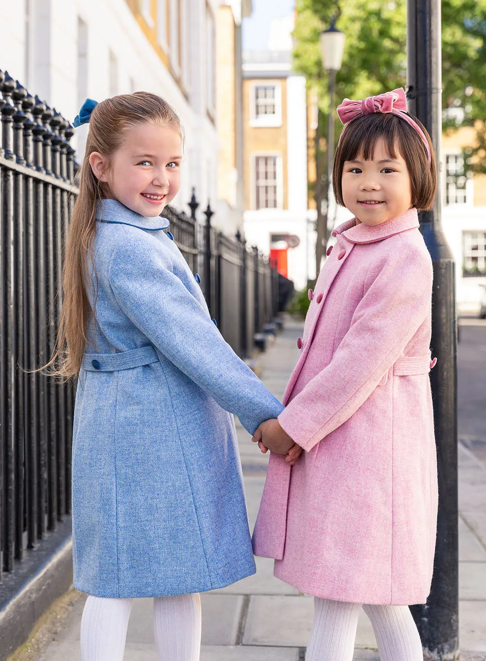 Classic Coat in Pale Blue