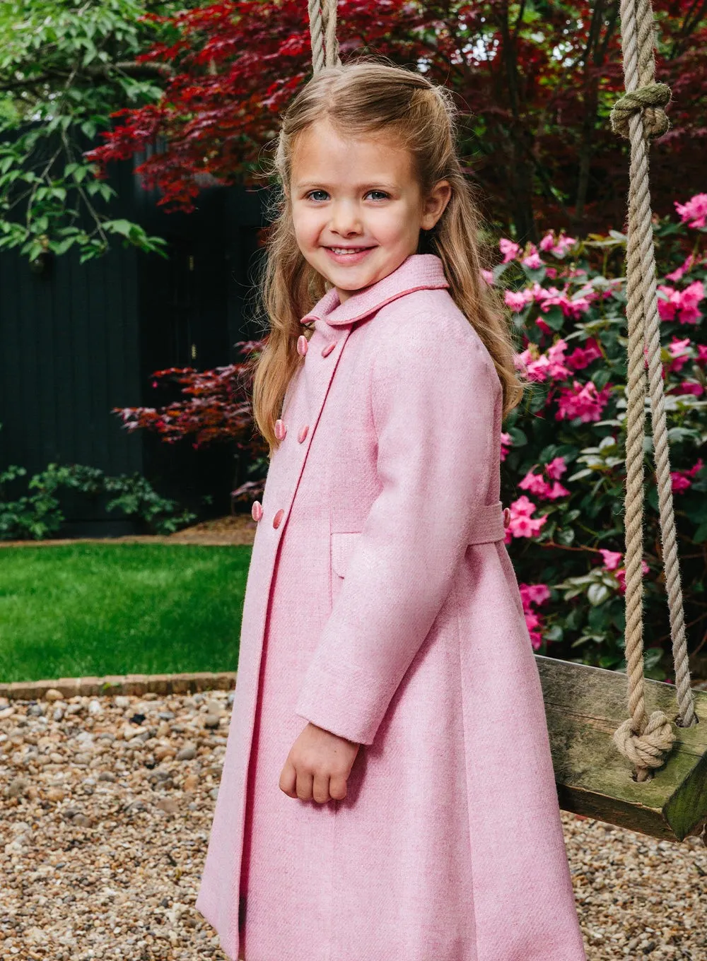 Classic Coat in Pale Pink