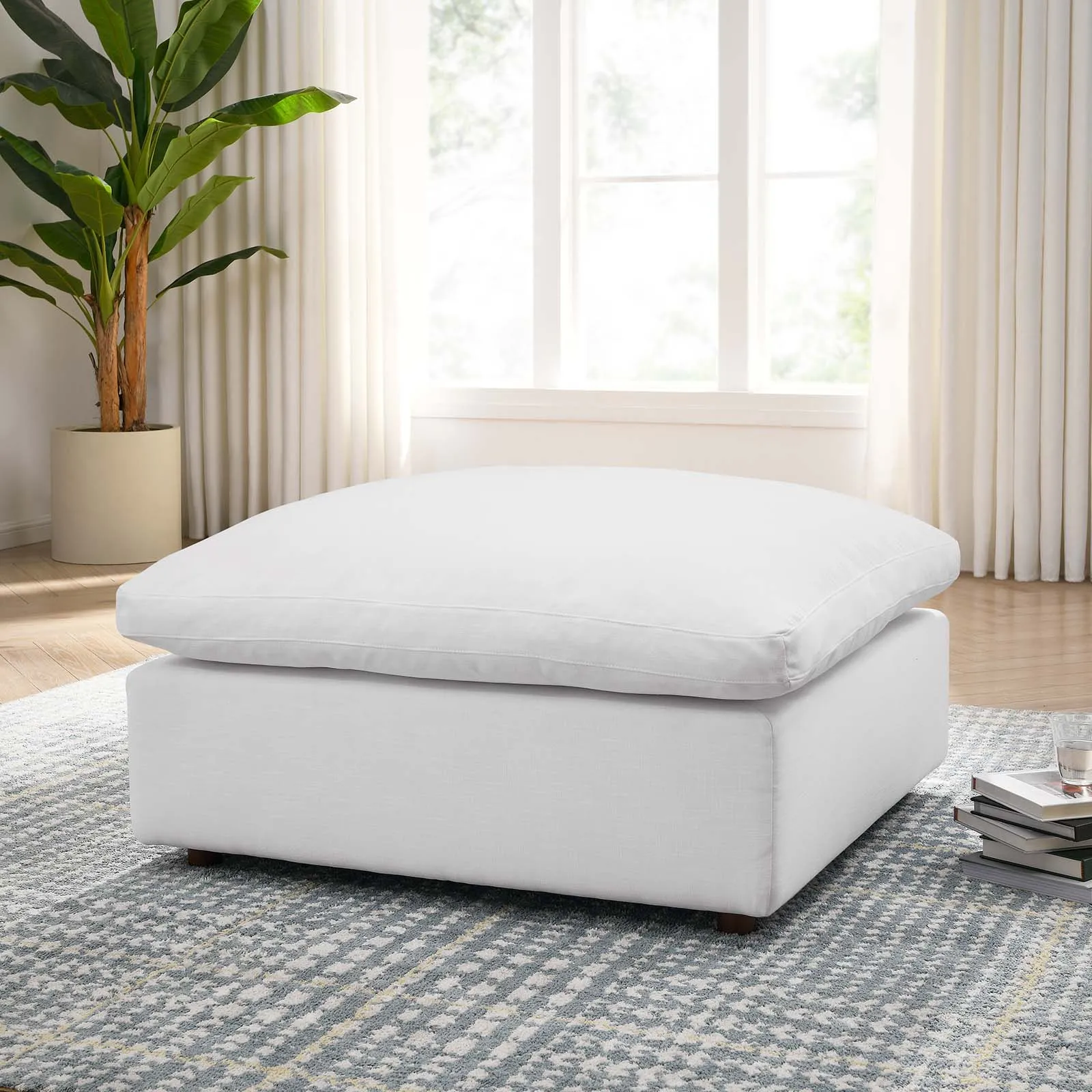 Commix Down Filled Overstuffed Ottoman by Modway