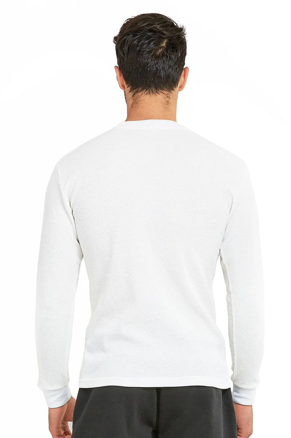 COTTONBELL MEN'S HEAVY THERMAL (KHT001C_WHITE)