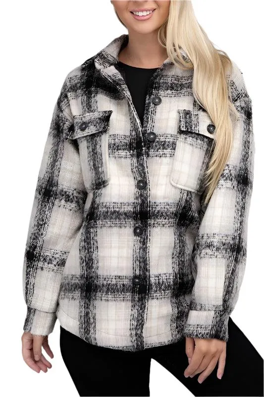 Cozy Plaid Flannel Shacket