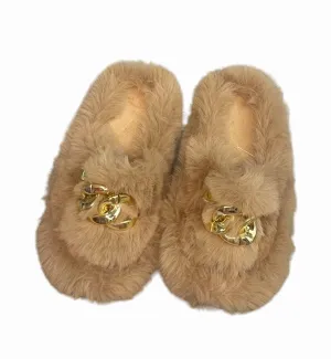 Cream Chains Slippers