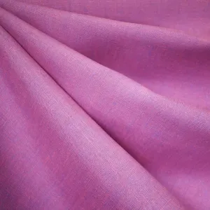 Cross Yarn Dye Linen Shirting Orchid