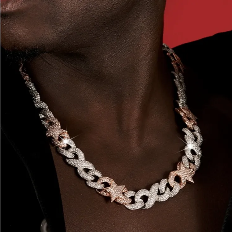 Cuban Chain Necklace and Bracelet