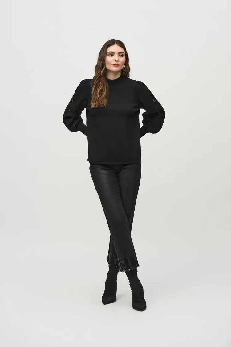 Cutout Sweater | Black