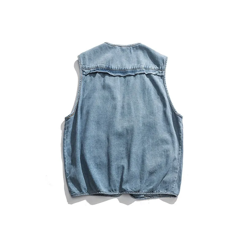 Denim Pocket Vest