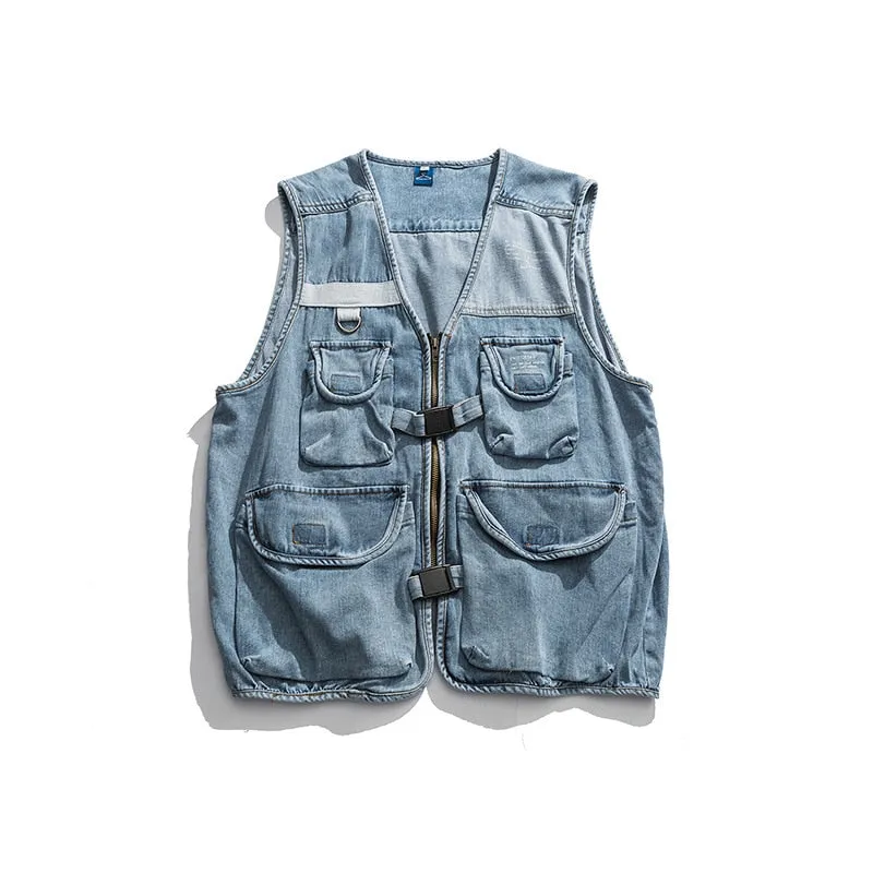 Denim Pocket Vest