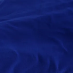 End of Bolt: 3-5/8th yards of Double Brushed Poly Spandex Royal Blue Solid Knit -remnant