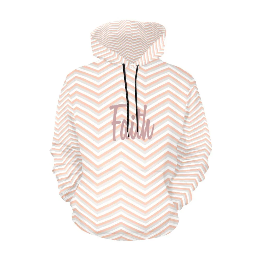 Faith Zig Zag Christian Hoodie