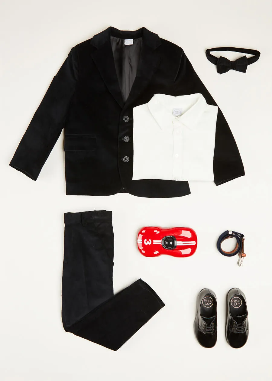 Formal Velvet Gift Set in Black