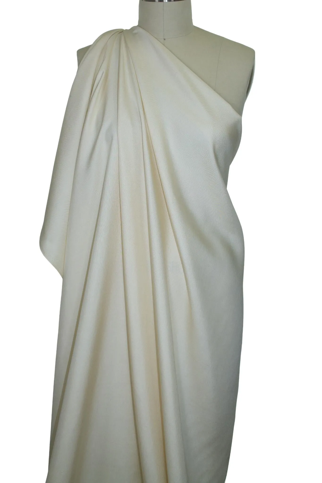 Four Ply Silk Broadcloth - Ivory