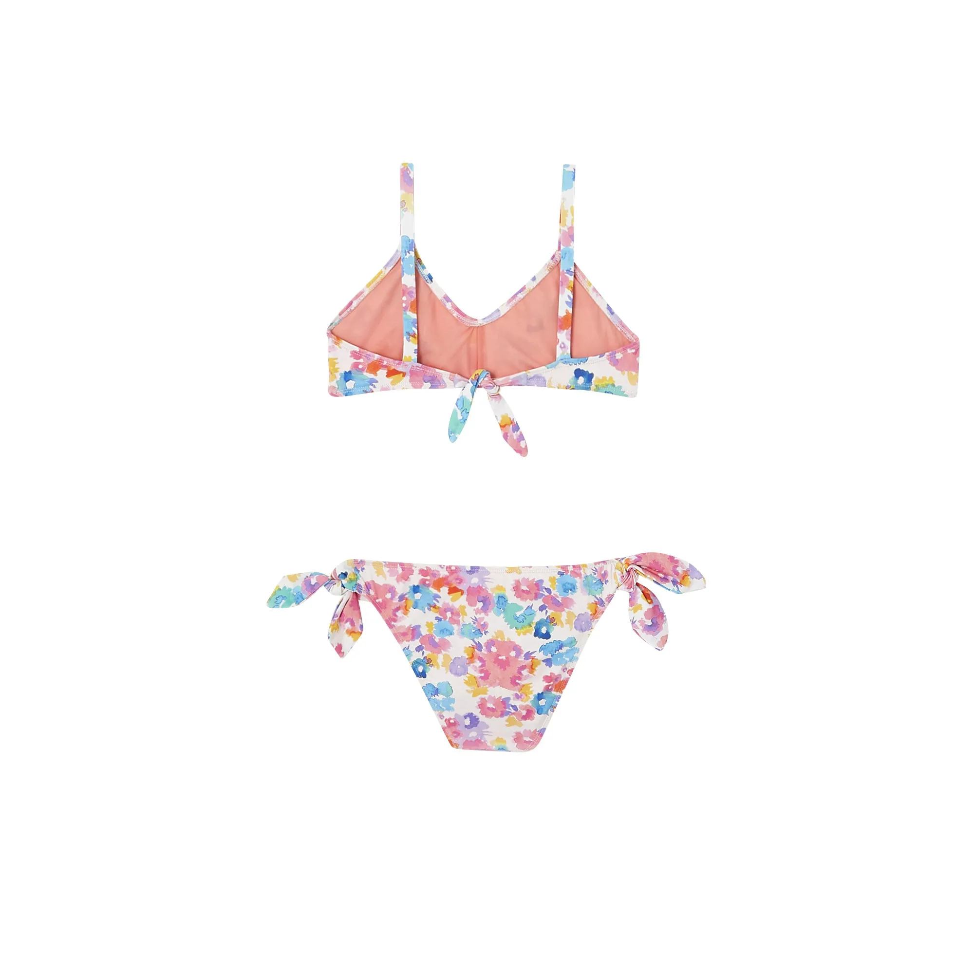 Gardenia Print Two-Piece Bikini