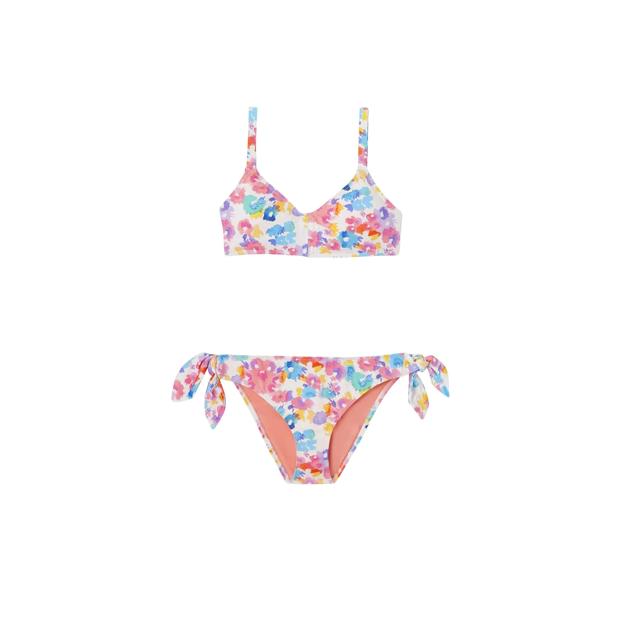 Gardenia Print Two-Piece Bikini