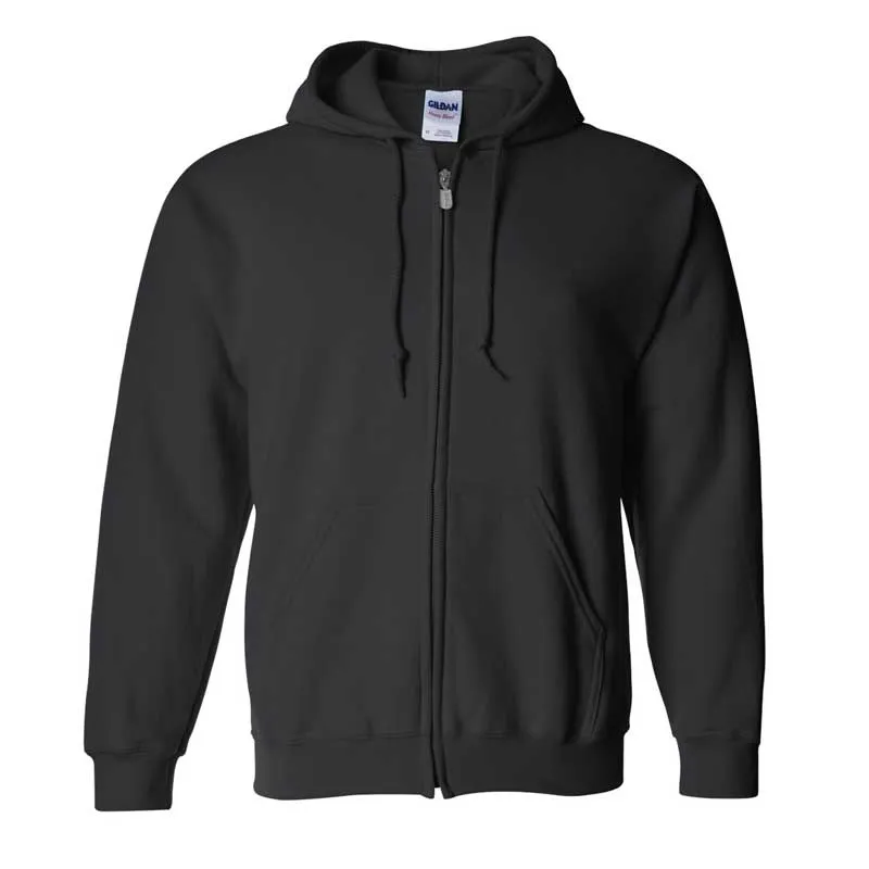 Gildan zippered fleece hoody