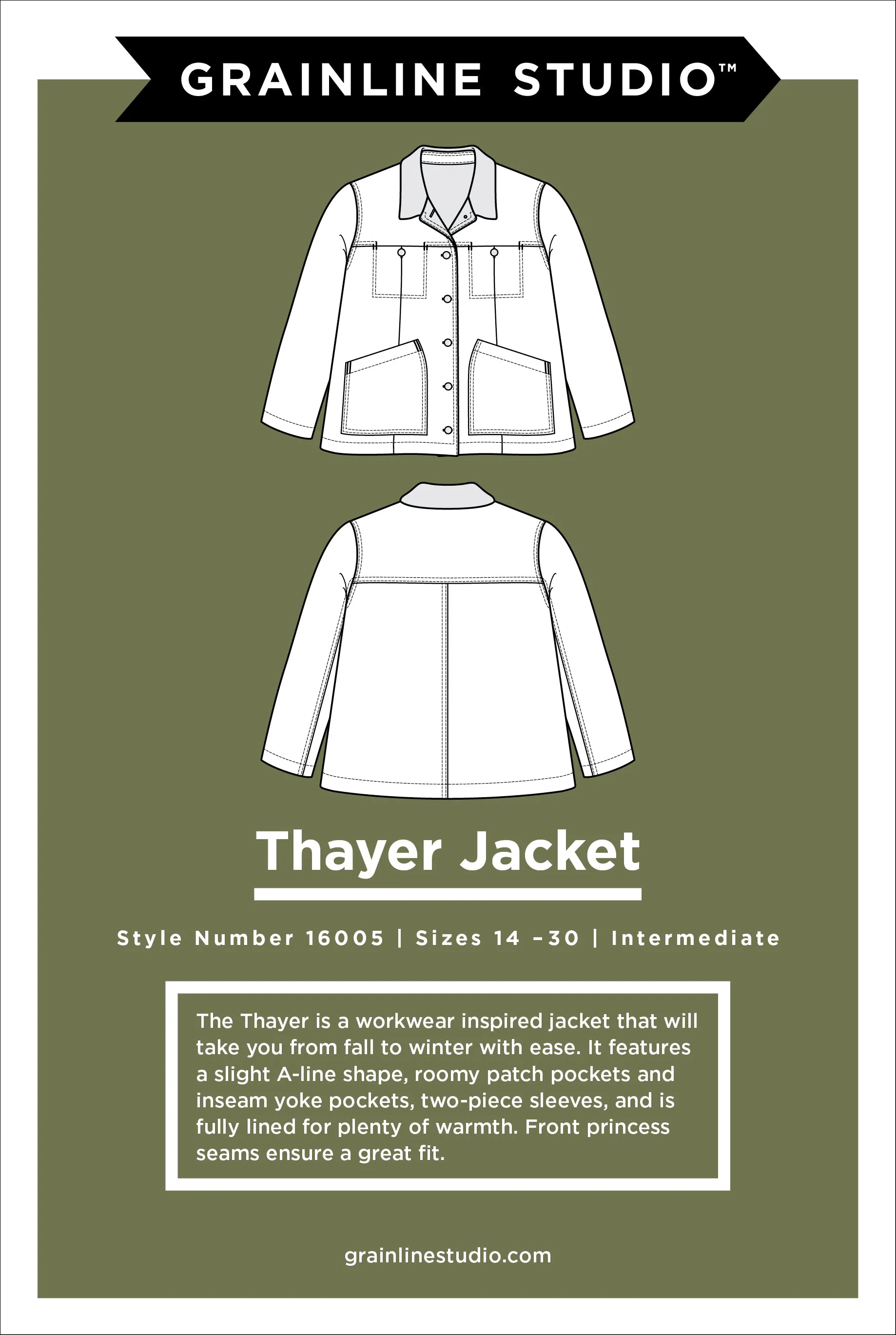 Grainline Pattern - Thayer Jacket