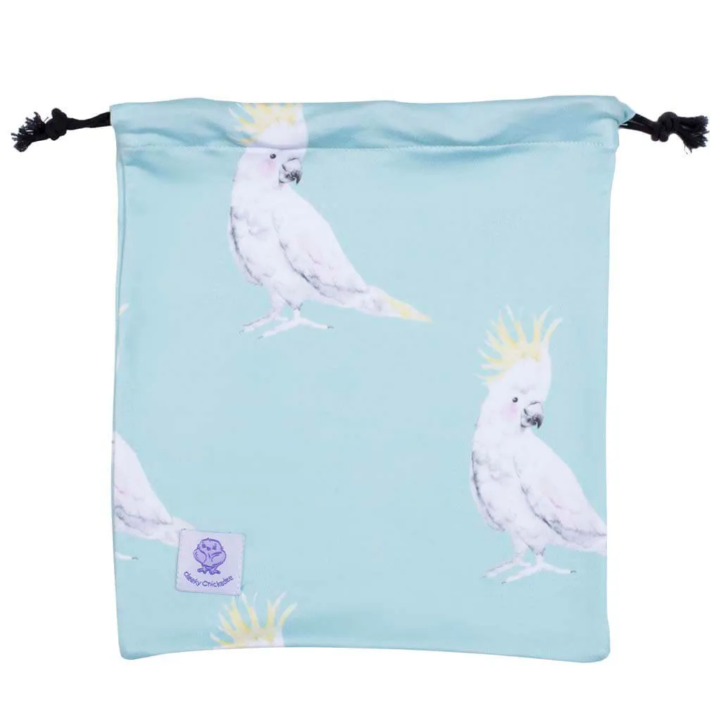 Green Cockatoo Girls Long Sleeve Two Piece Zip Swimmers